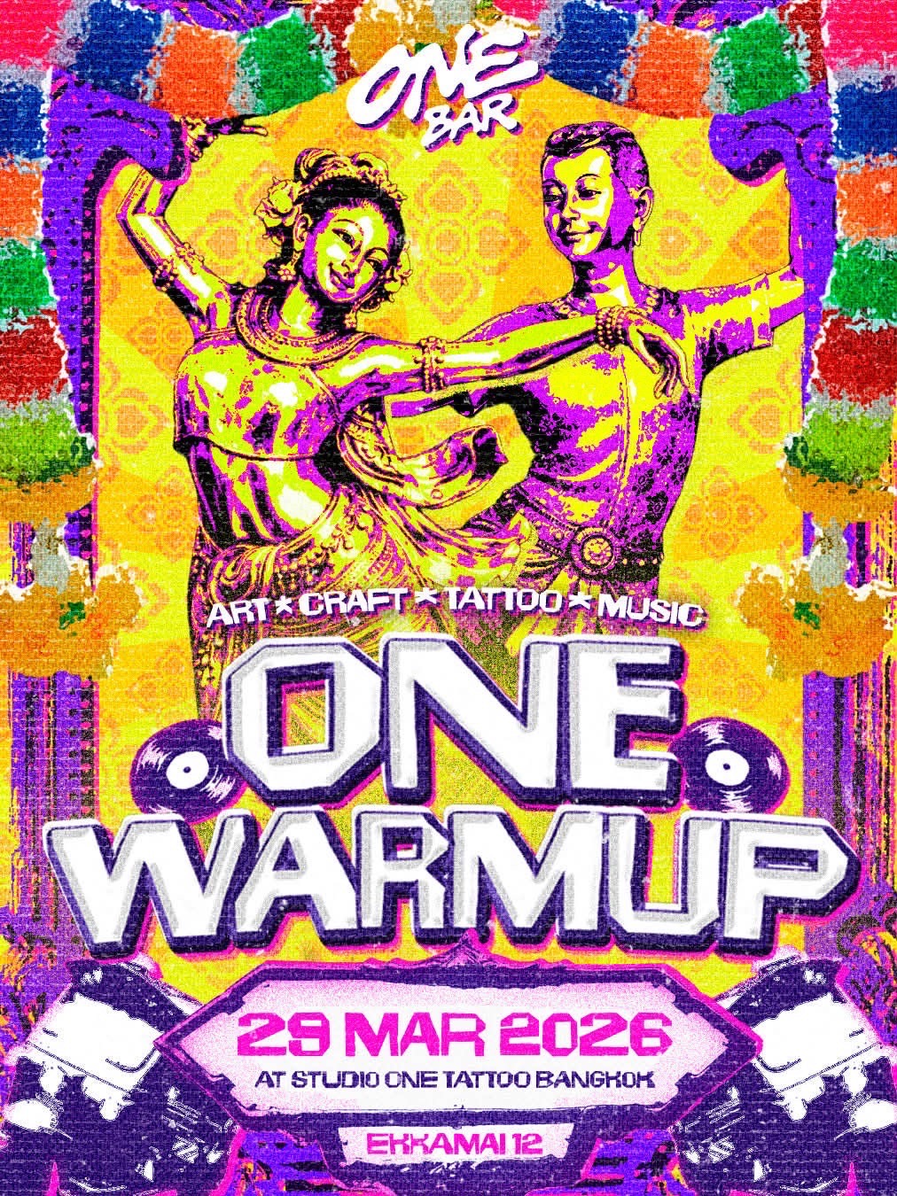 One Warmup 2026 Event Poster - One Bar