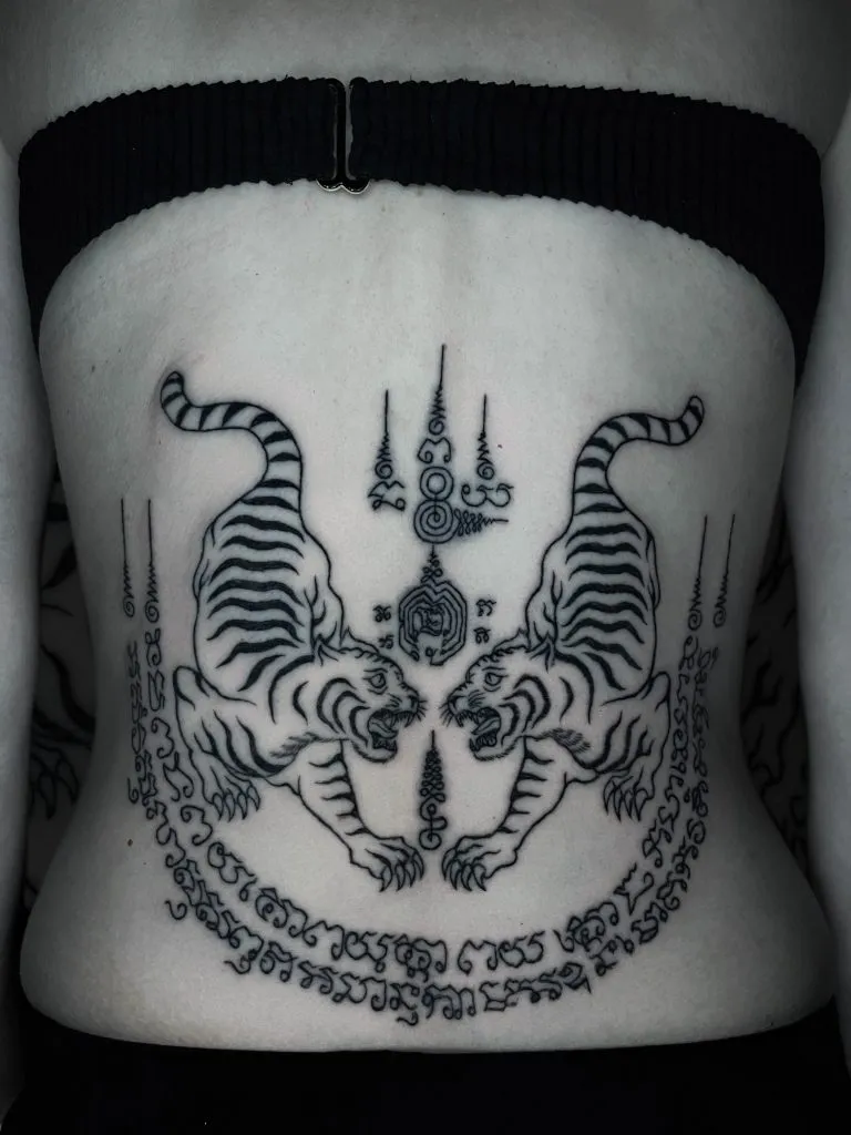 Bamboo tattoo portfolio piece 14 at Studio One Tattoo Bangkok