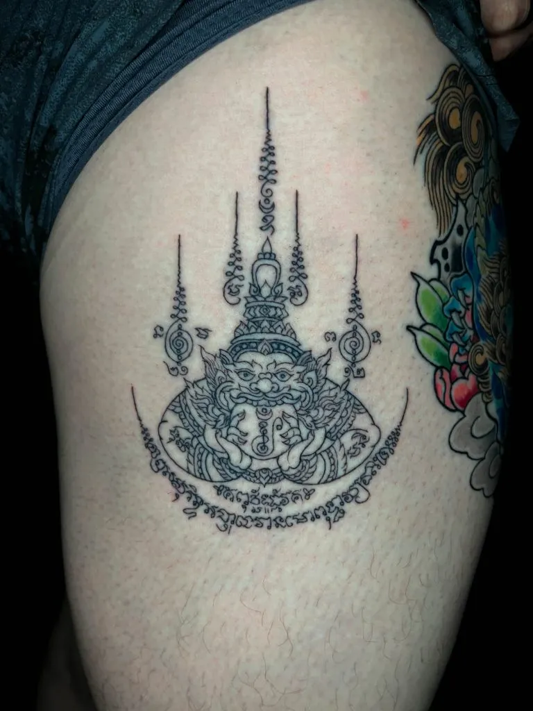 Bamboo tattoo portfolio piece 16 at Studio One Tattoo Bangkok