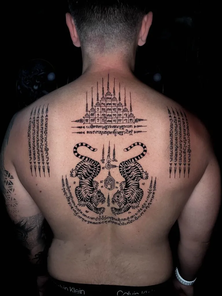 Bamboo tattoo portfolio piece 17 at Studio One Tattoo Bangkok
