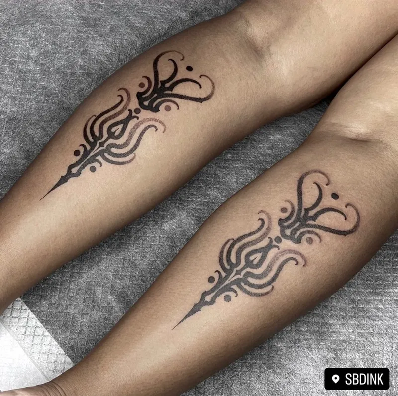 Blackwork tattoo portfolio piece 16 at Studio One Tattoo Bangkok