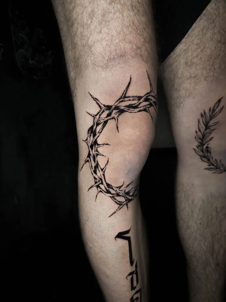 Blackwork tattoo portfolio piece 4 at Studio One Tattoo Bangkok