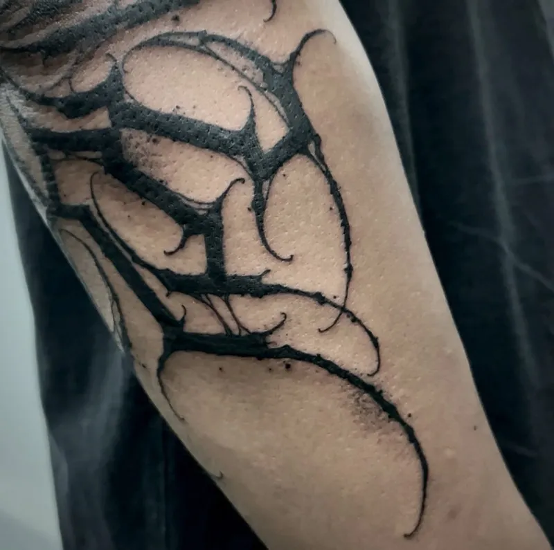 Calligraphy tattoo portfolio piece 1 at Studio One Tattoo Bangkok