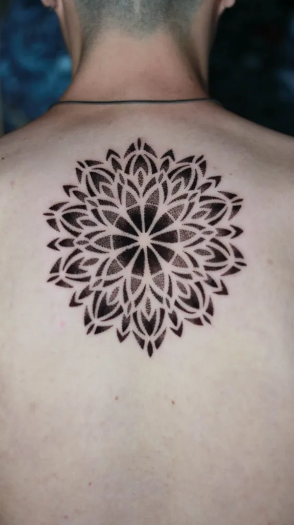 Geometric tattoo portfolio piece 6 at Studio One Tattoo Bangkok