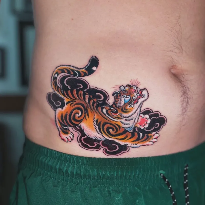 Japanese tattoo portfolio piece 15 at Studio One Tattoo Bangkok