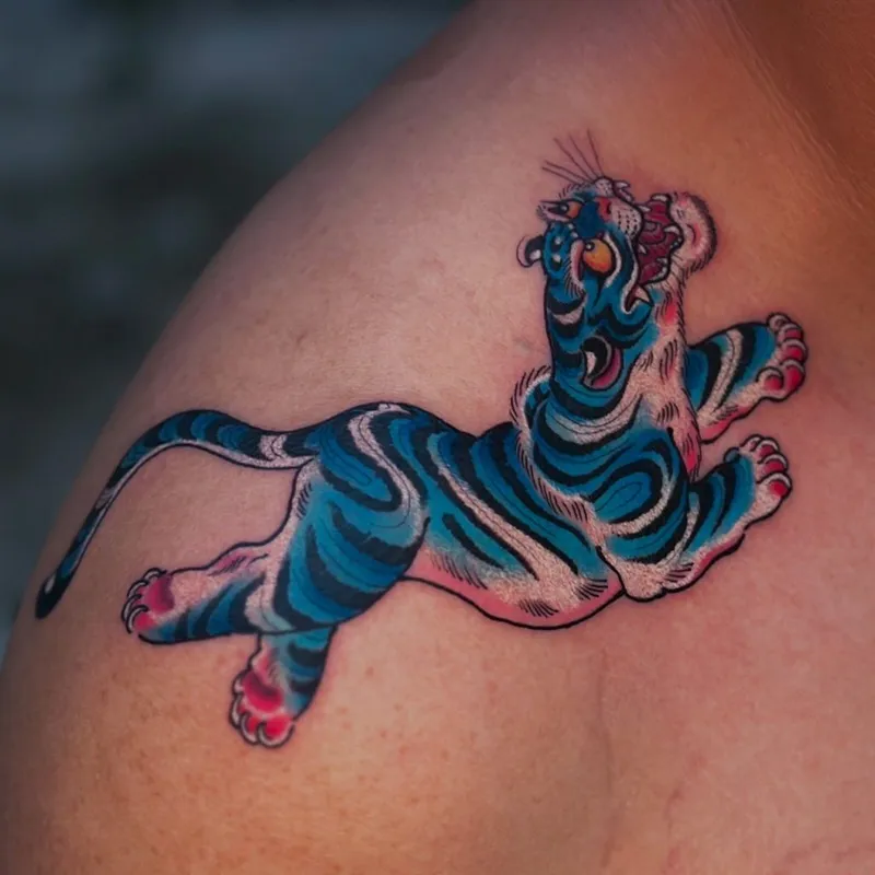 Japanese tattoo portfolio piece 18 at Studio One Tattoo Bangkok