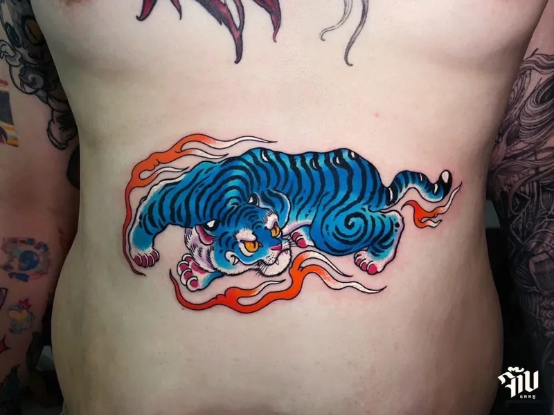 Japanese tattoo portfolio piece 2 at Studio One Tattoo Bangkok