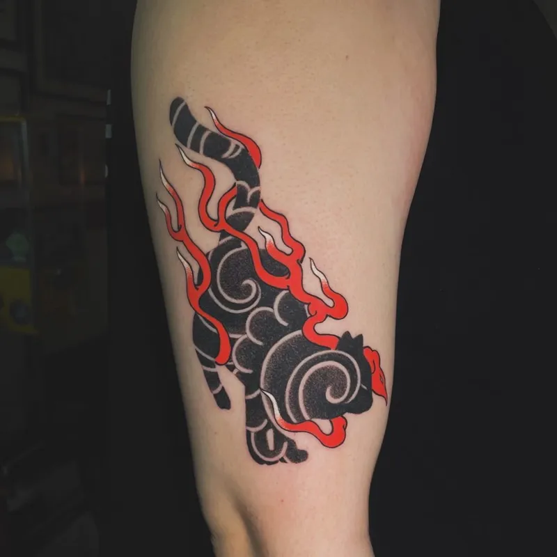 Japanese tattoo portfolio piece 23 at Studio One Tattoo Bangkok
