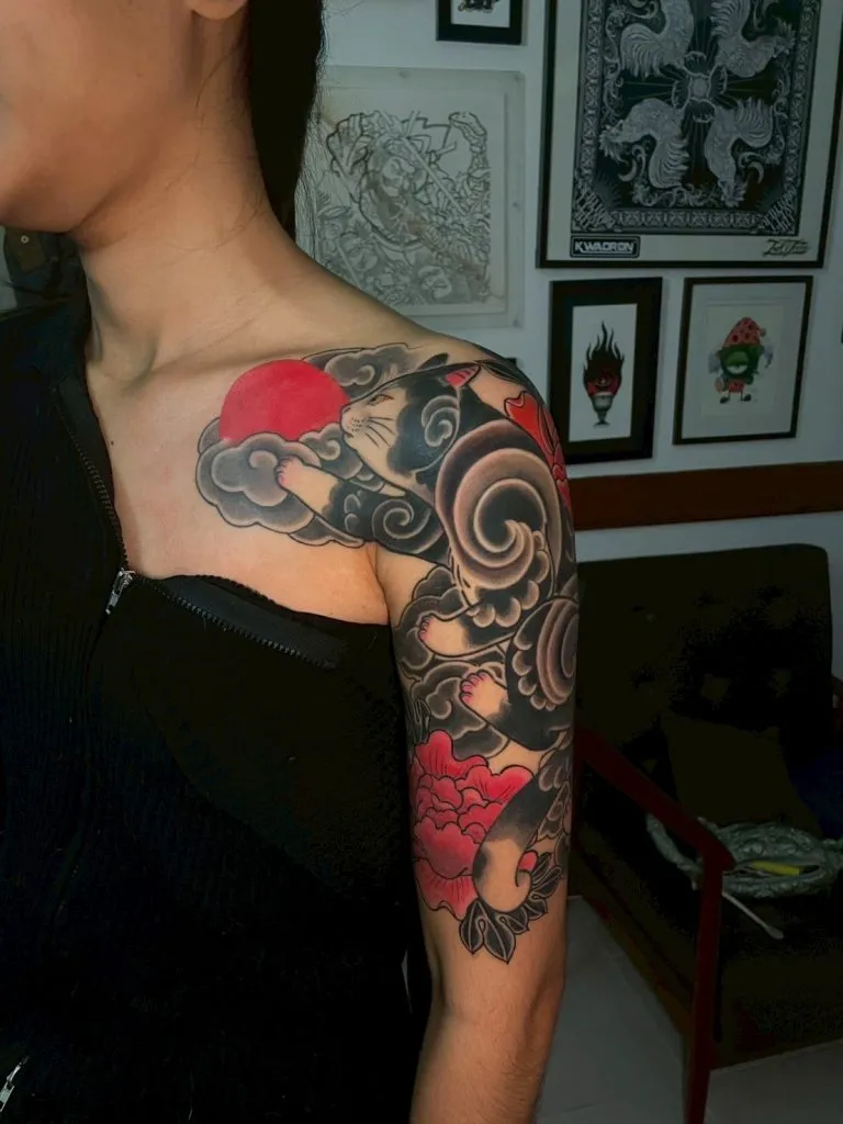 Japanese tattoo portfolio piece 24 at Studio One Tattoo Bangkok