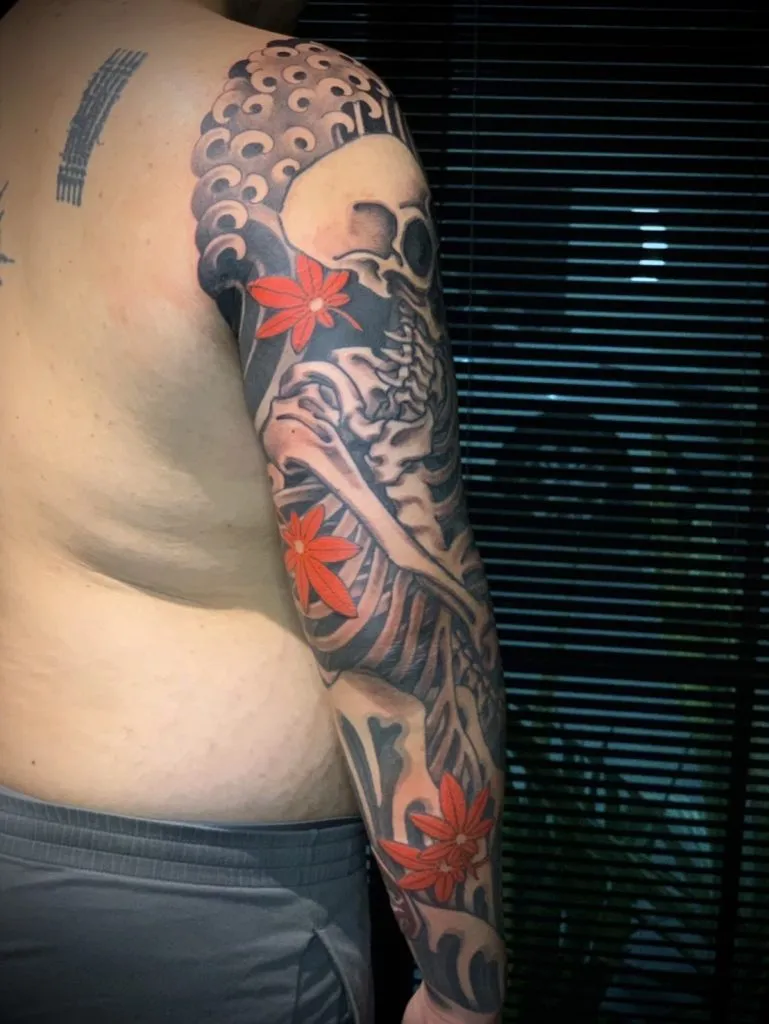 Japanese tattoo portfolio piece 28 at Studio One Tattoo Bangkok