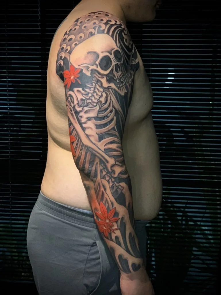Japanese tattoo portfolio piece 29 at Studio One Tattoo Bangkok