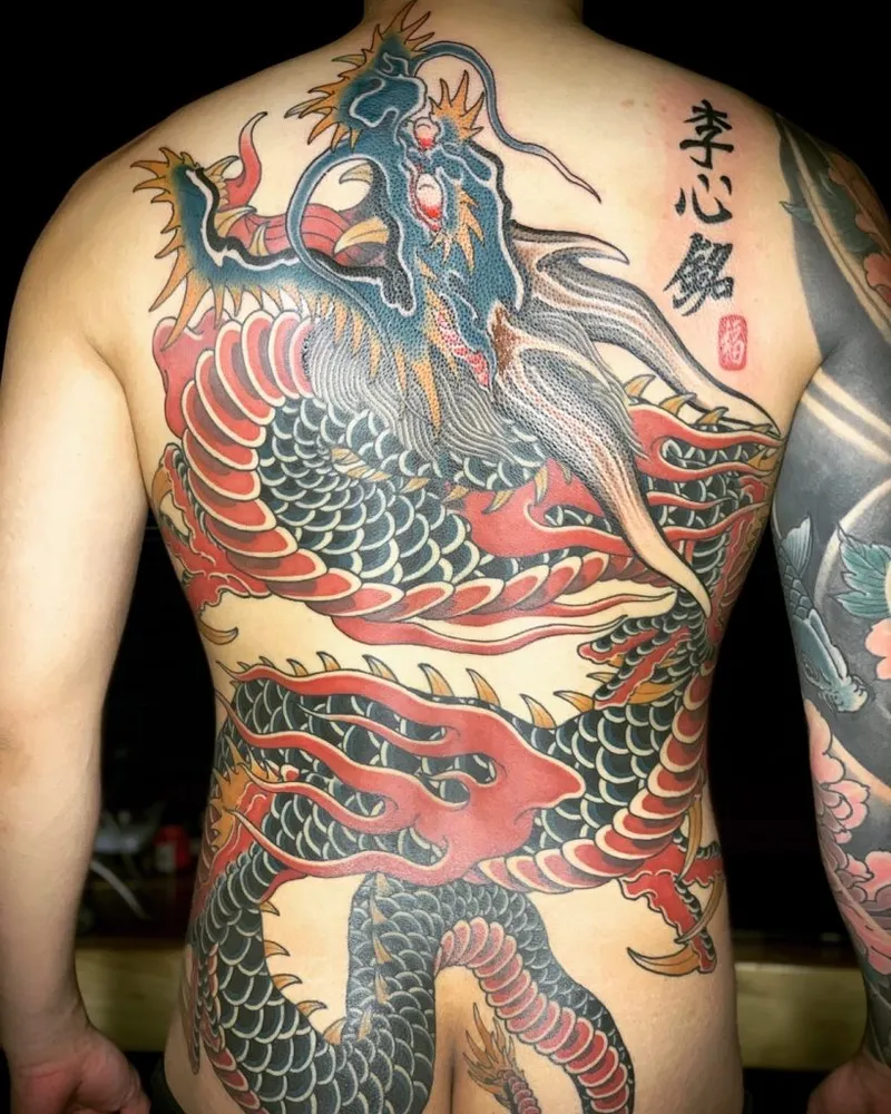 Japanese tattoo portfolio piece 34 at Studio One Tattoo Bangkok