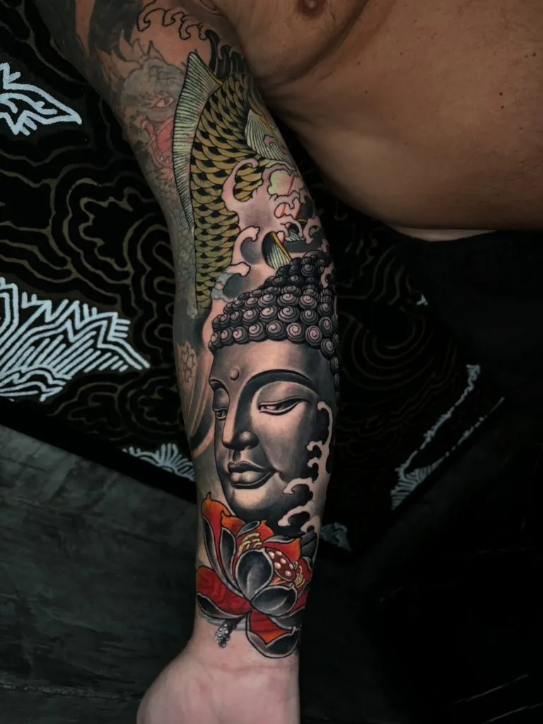 Japanese tattoo portfolio piece 37 at Studio One Tattoo Bangkok