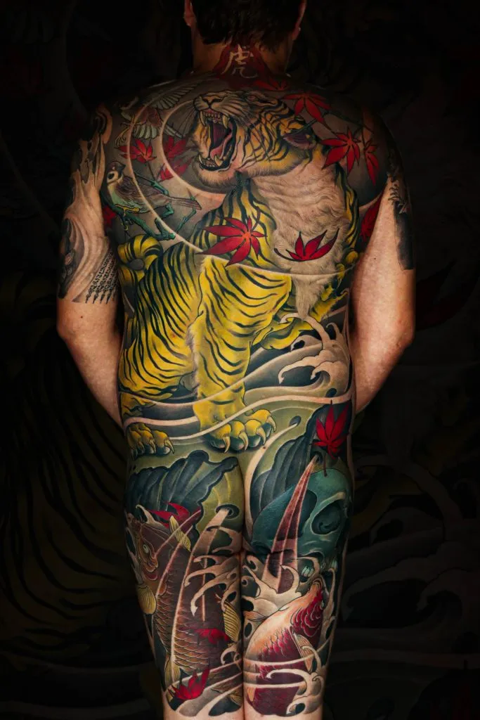 Japanese tattoo portfolio piece 38 at Studio One Tattoo Bangkok