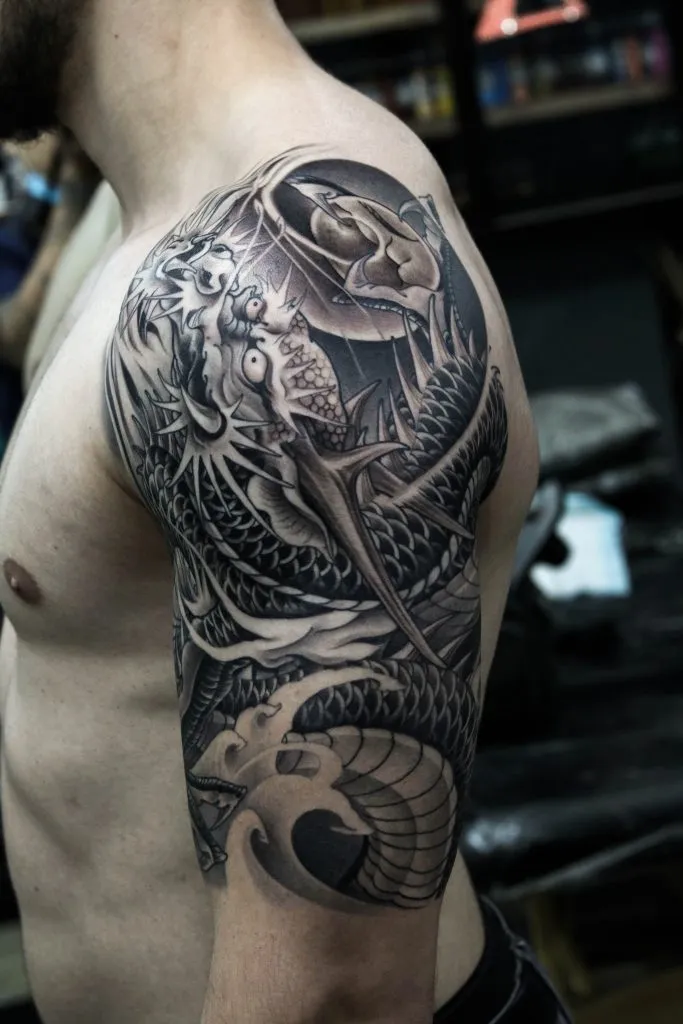 Japanese tattoo portfolio piece 39 at Studio One Tattoo Bangkok