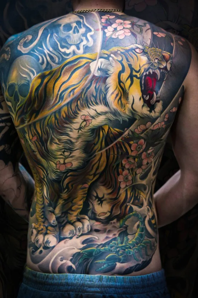 Japanese tattoo portfolio piece 40 at Studio One Tattoo Bangkok