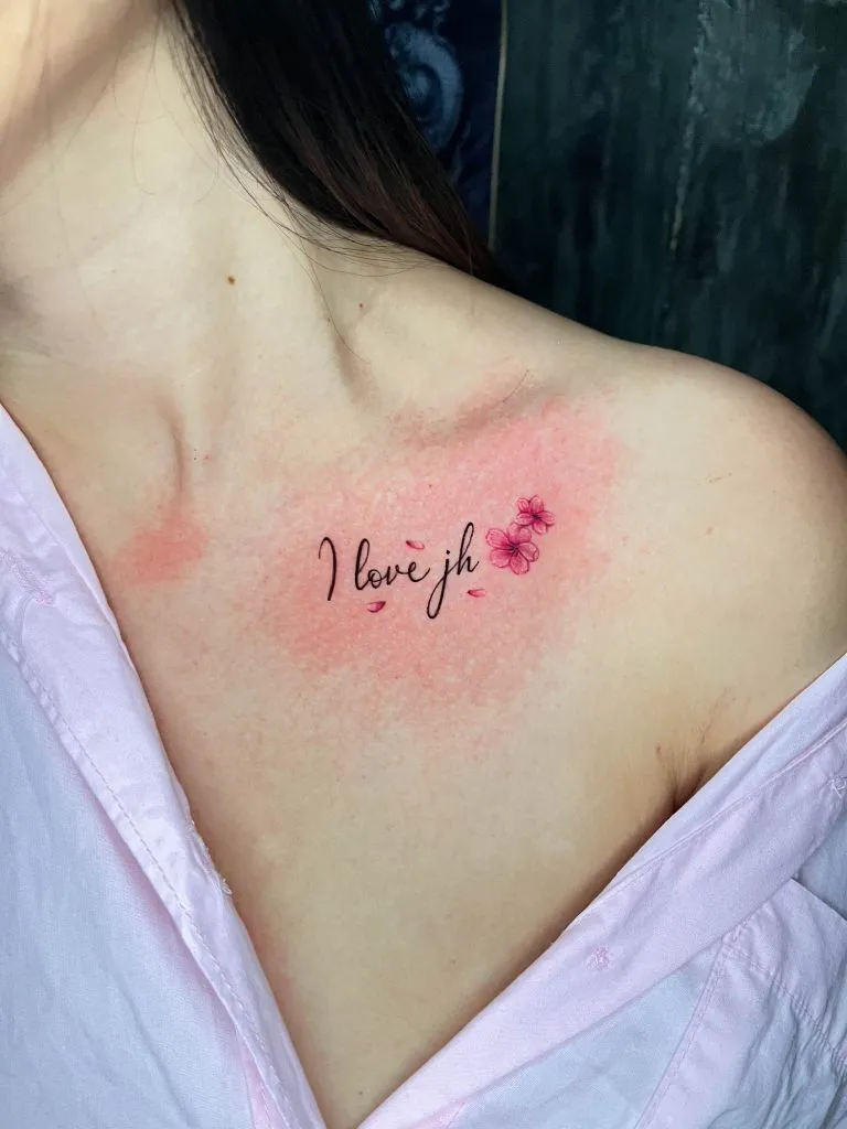 Minimal Fineline tattoo portfolio piece 107 at Studio One Tattoo Bangkok