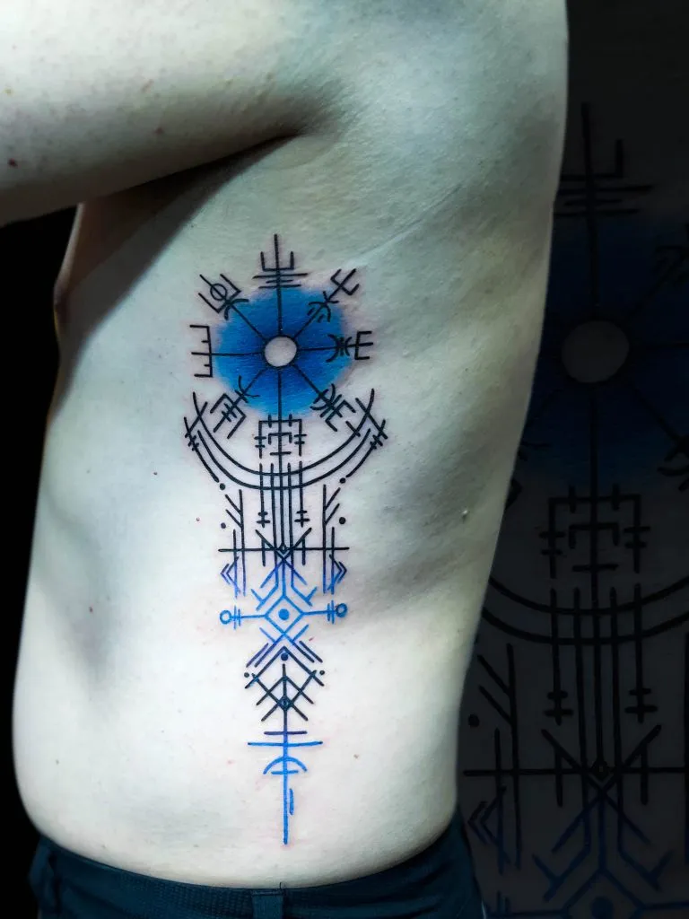 Minimal Fineline tattoo portfolio piece 14 at Studio One Tattoo Bangkok