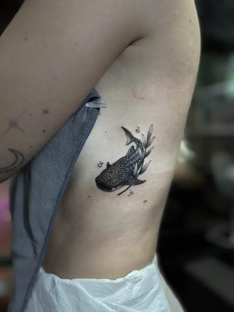 Minimal Fineline tattoo portfolio piece 157 at Studio One Tattoo Bangkok
