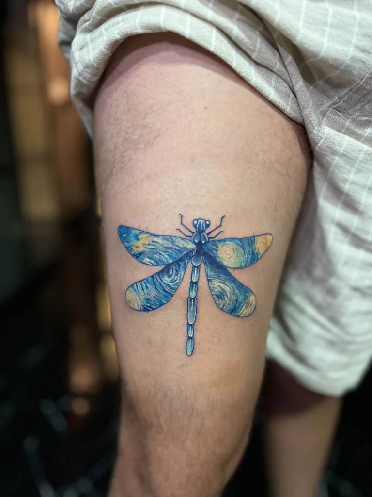 Minimal Fineline tattoo portfolio piece 167 at Studio One Tattoo Bangkok