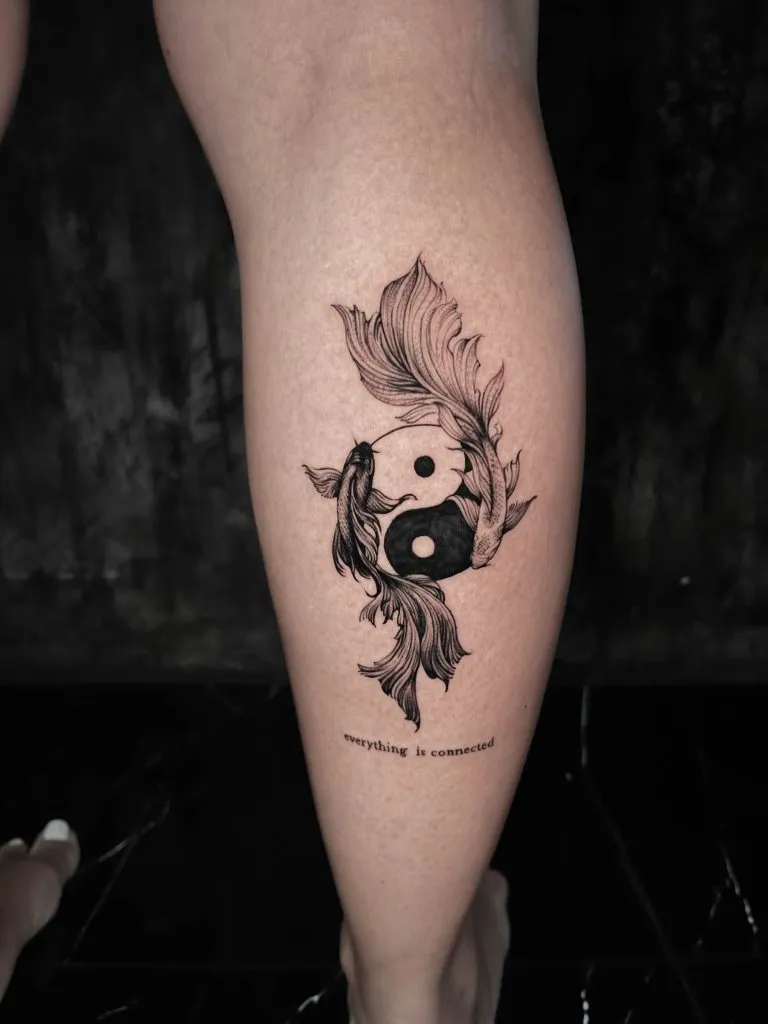 Minimal Fineline tattoo portfolio piece 195 at Studio One Tattoo Bangkok