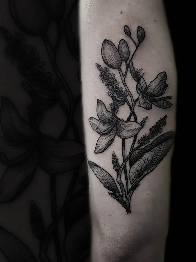 Minimal Fineline tattoo portfolio piece 27 at Studio One Tattoo Bangkok