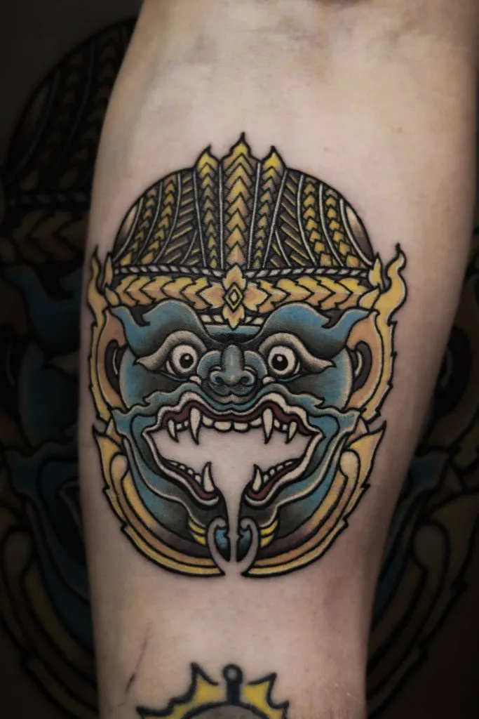 Minimal Fineline tattoo portfolio piece 34 at Studio One Tattoo Bangkok