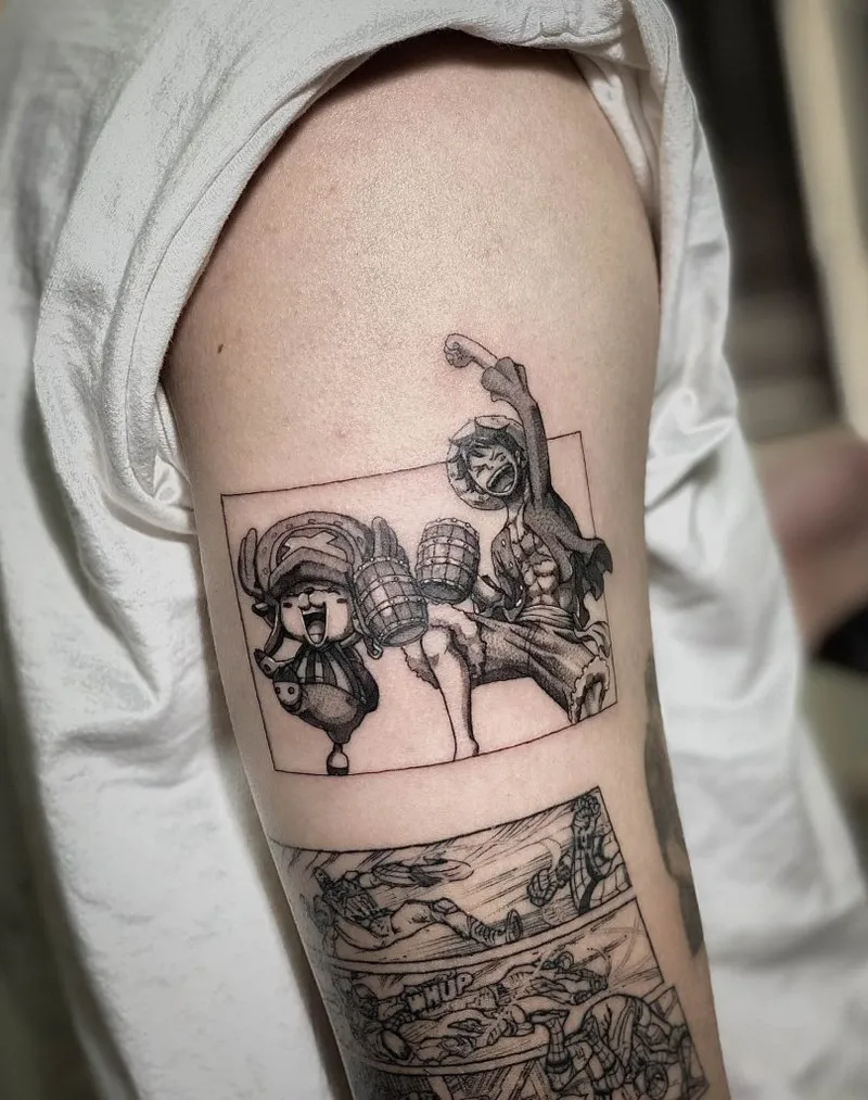 Minimal Fineline tattoo portfolio piece 50 at Studio One Tattoo Bangkok