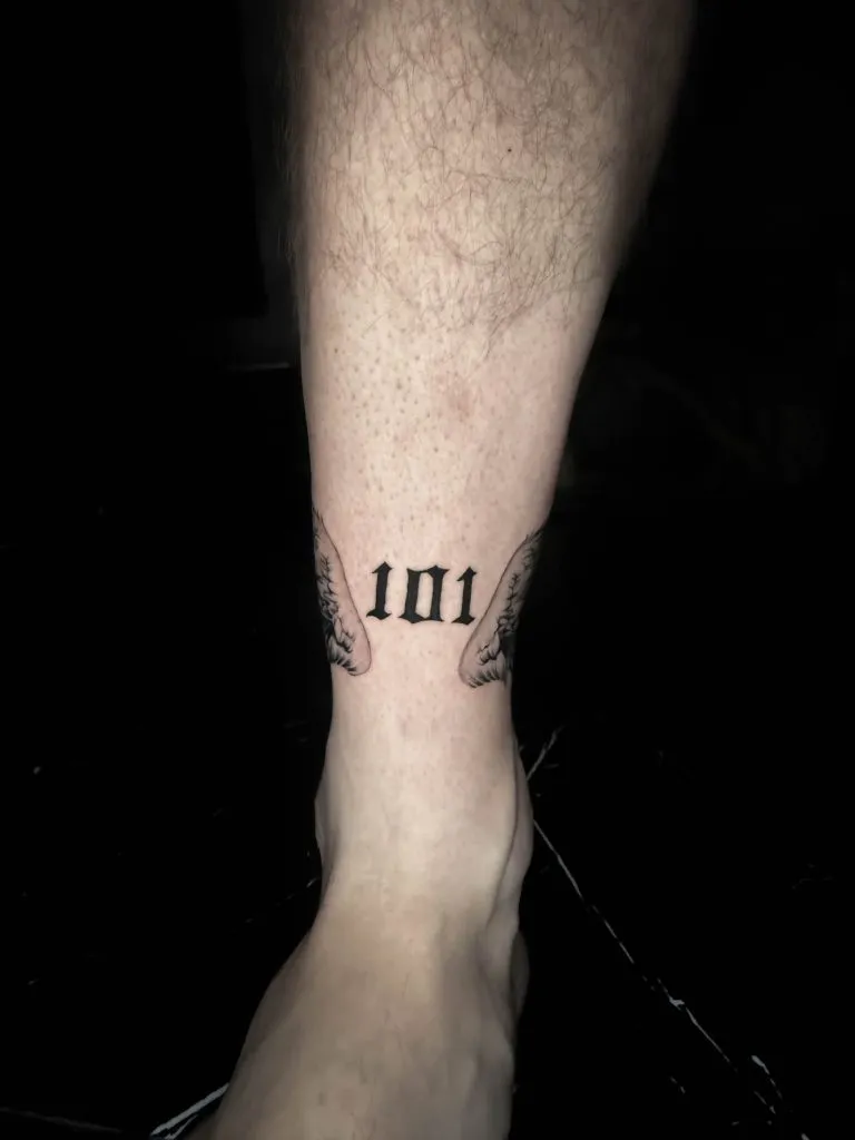 Minimal Fineline tattoo portfolio piece 6 at Studio One Tattoo Bangkok