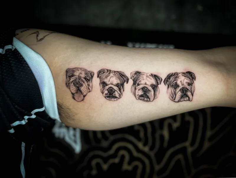 Minimal Fineline tattoo portfolio piece 68 at Studio One Tattoo Bangkok