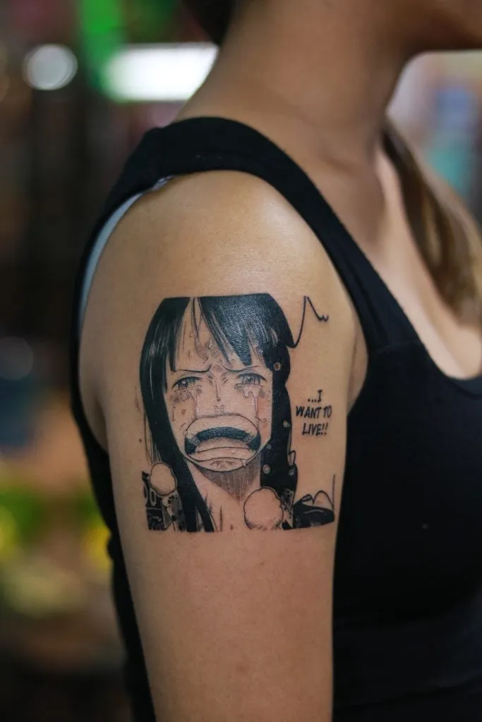 Minimal Fineline tattoo portfolio piece 74 at Studio One Tattoo Bangkok