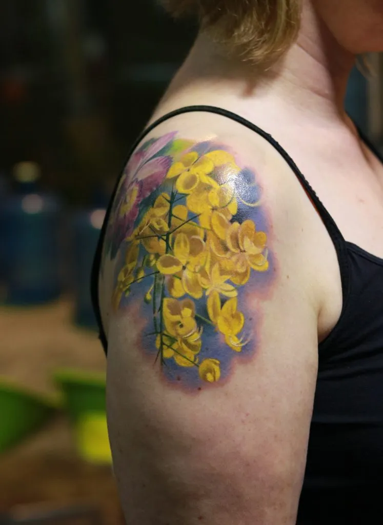 Minimal Fineline tattoo portfolio piece 82 at Studio One Tattoo Bangkok