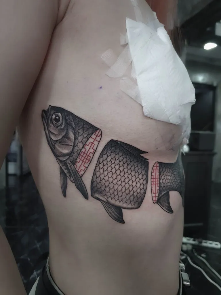 Minimal Fineline tattoo portfolio piece 97 at Studio One Tattoo Bangkok