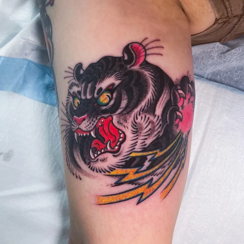 Neo Traditional tattoo portfolio piece 10 at Studio One Tattoo Bangkok