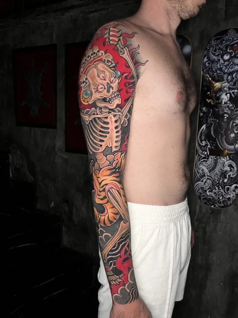 Neo Traditional tattoo portfolio piece 11 at Studio One Tattoo Bangkok