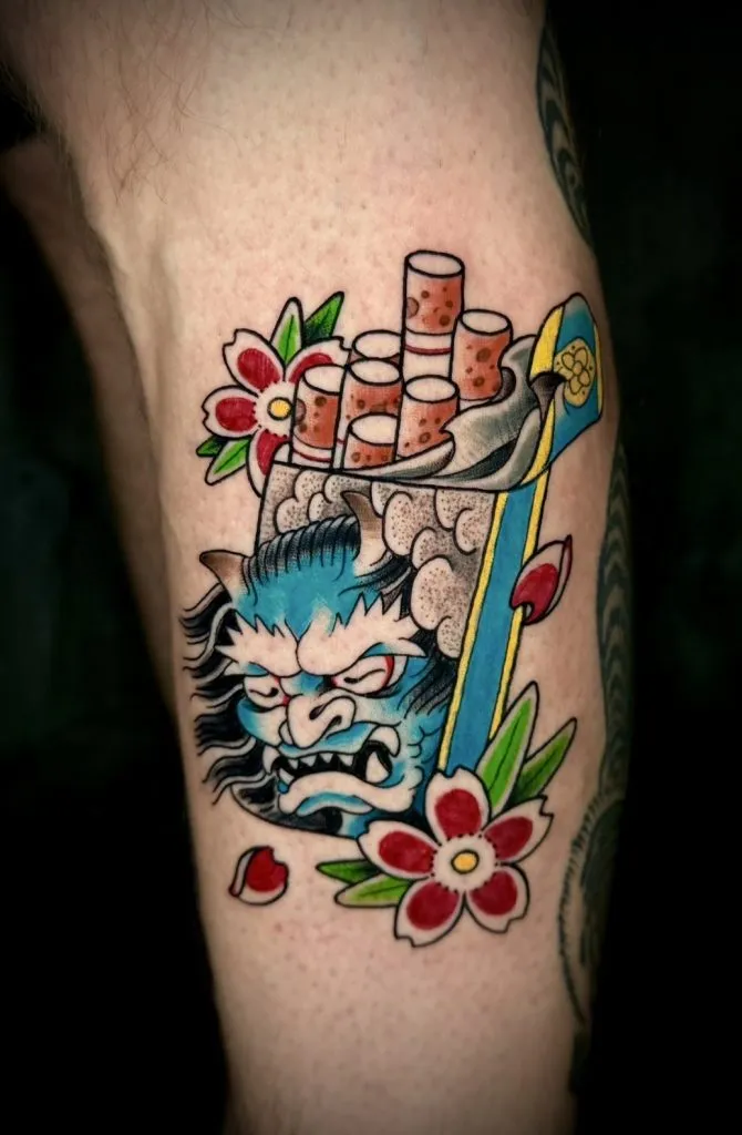 Neo Traditional tattoo portfolio piece 13 at Studio One Tattoo Bangkok