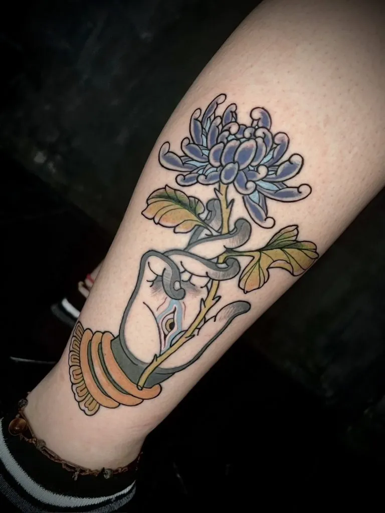 Neo Traditional tattoo portfolio piece 16 at Studio One Tattoo Bangkok