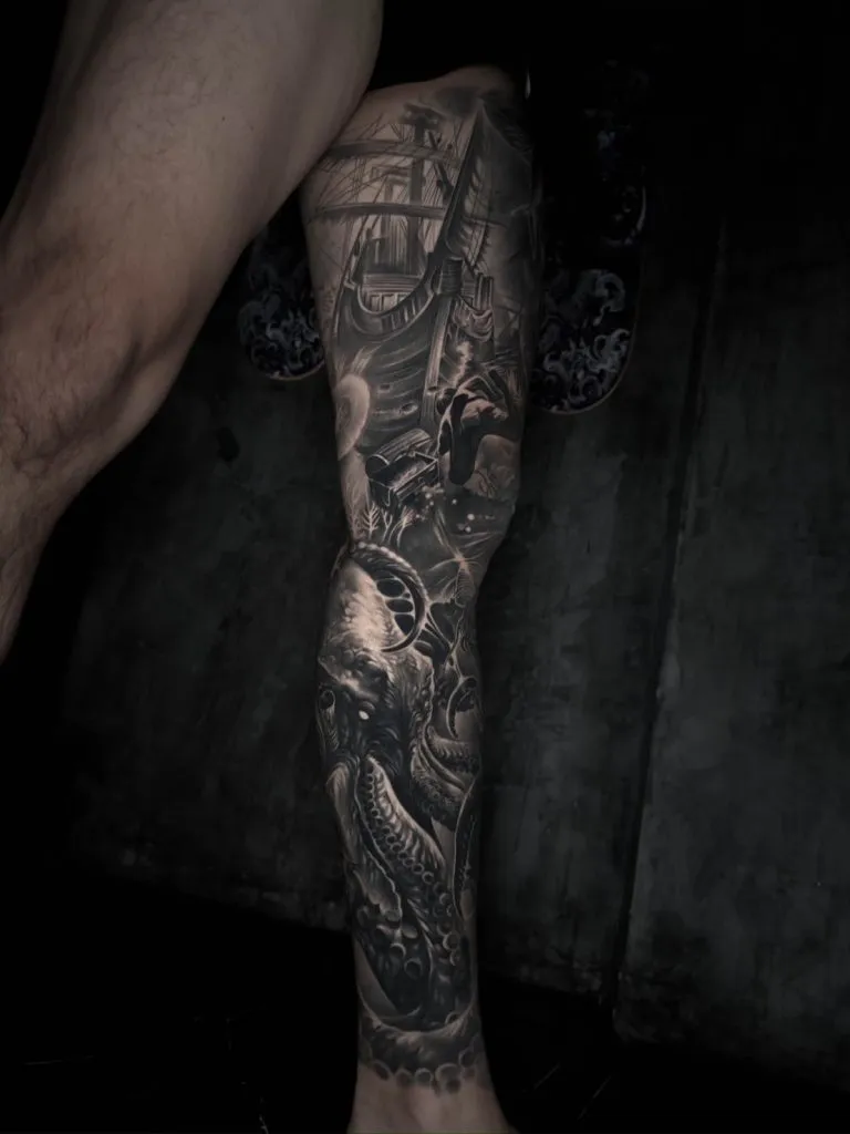 Realistic tattoo portfolio piece 1 at Studio One Tattoo Bangkok
