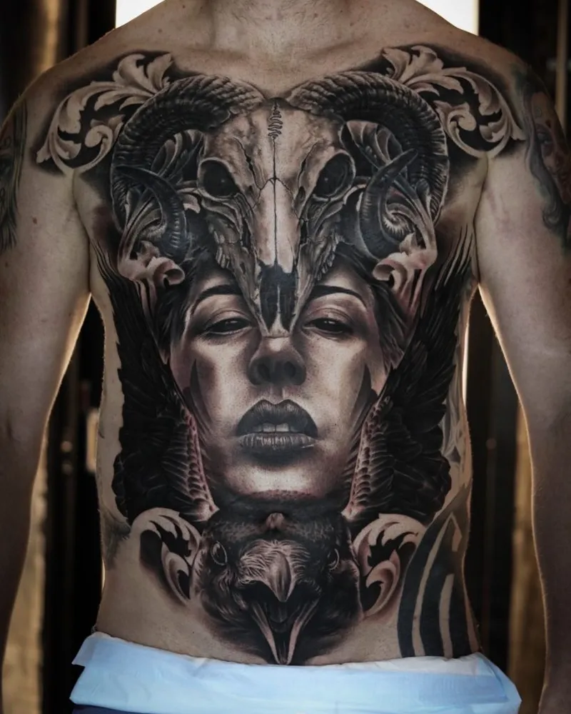 Realistic tattoo portfolio piece 14 at Studio One Tattoo Bangkok