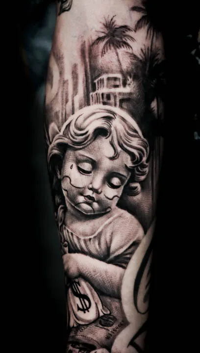 Realistic tattoo portfolio piece 32 at Studio One Tattoo Bangkok