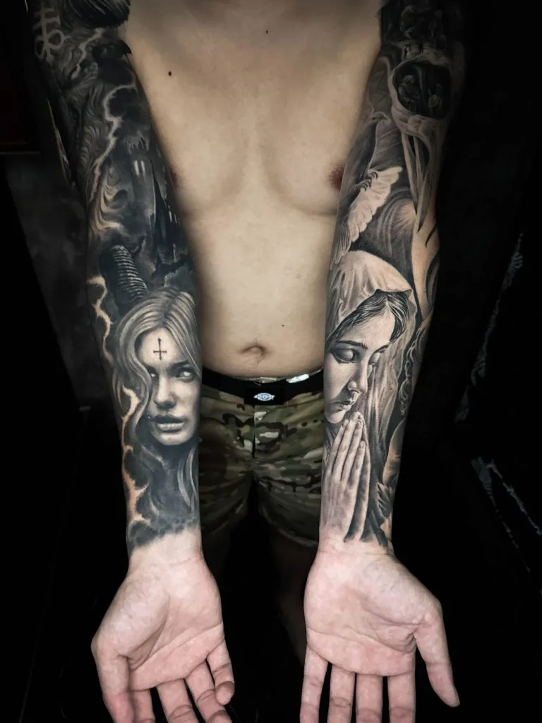 Realistic tattoo portfolio piece 38 at Studio One Tattoo Bangkok